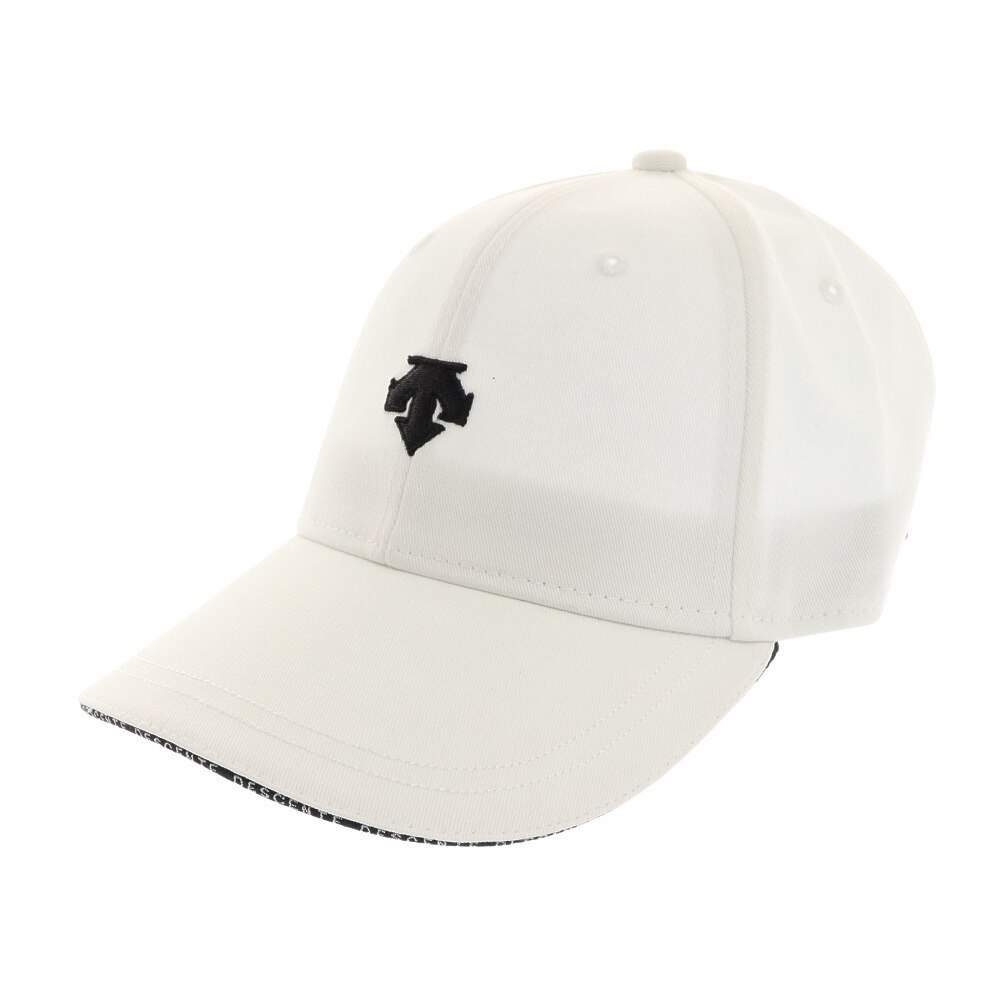 デサントゴルフ オリジナルロゴジャガードキャップ DGBTJC01W WH00 Ｆ 10 衣料小物 帽子キャップの画像
