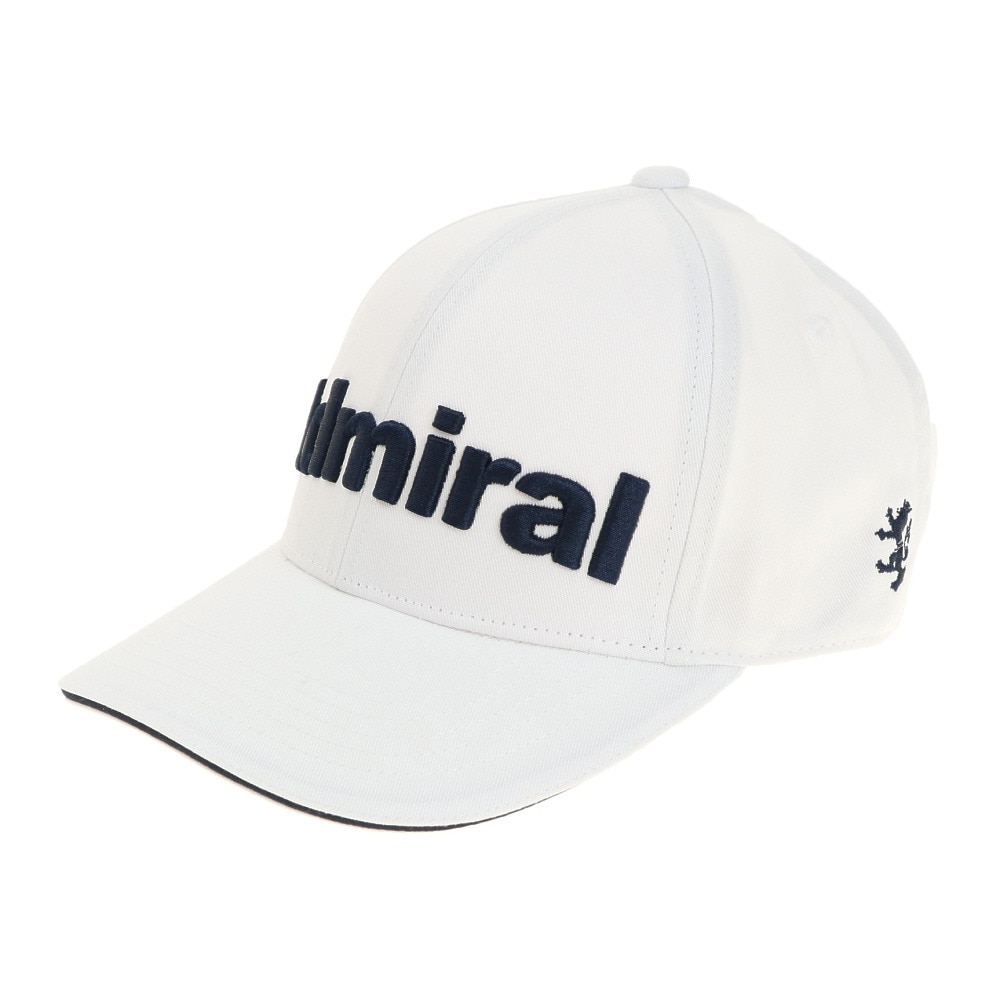 アドミラル ゴルフ ベーシックツイル キャップ ADMB2F07-WHT ＦＦ 10 衣料小物 帽子キャップの画像