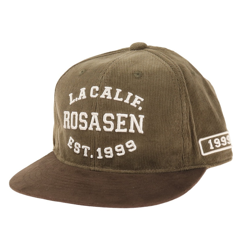 ロサンセン コーデュロイ×スウェード フラットキャップ 046-57834-027 Ｆ 87 衣料小物 帽子キャップの大画像