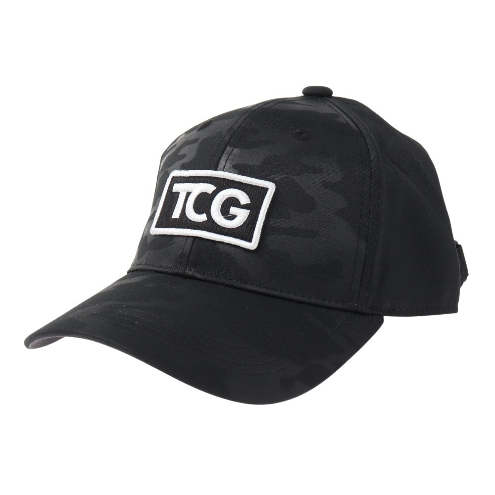 トランスコンチネンツ 迷彩柄エンボスキャップ TCC-030 BLK ＦＦ 90 衣料小物 帽子キャップの大画像