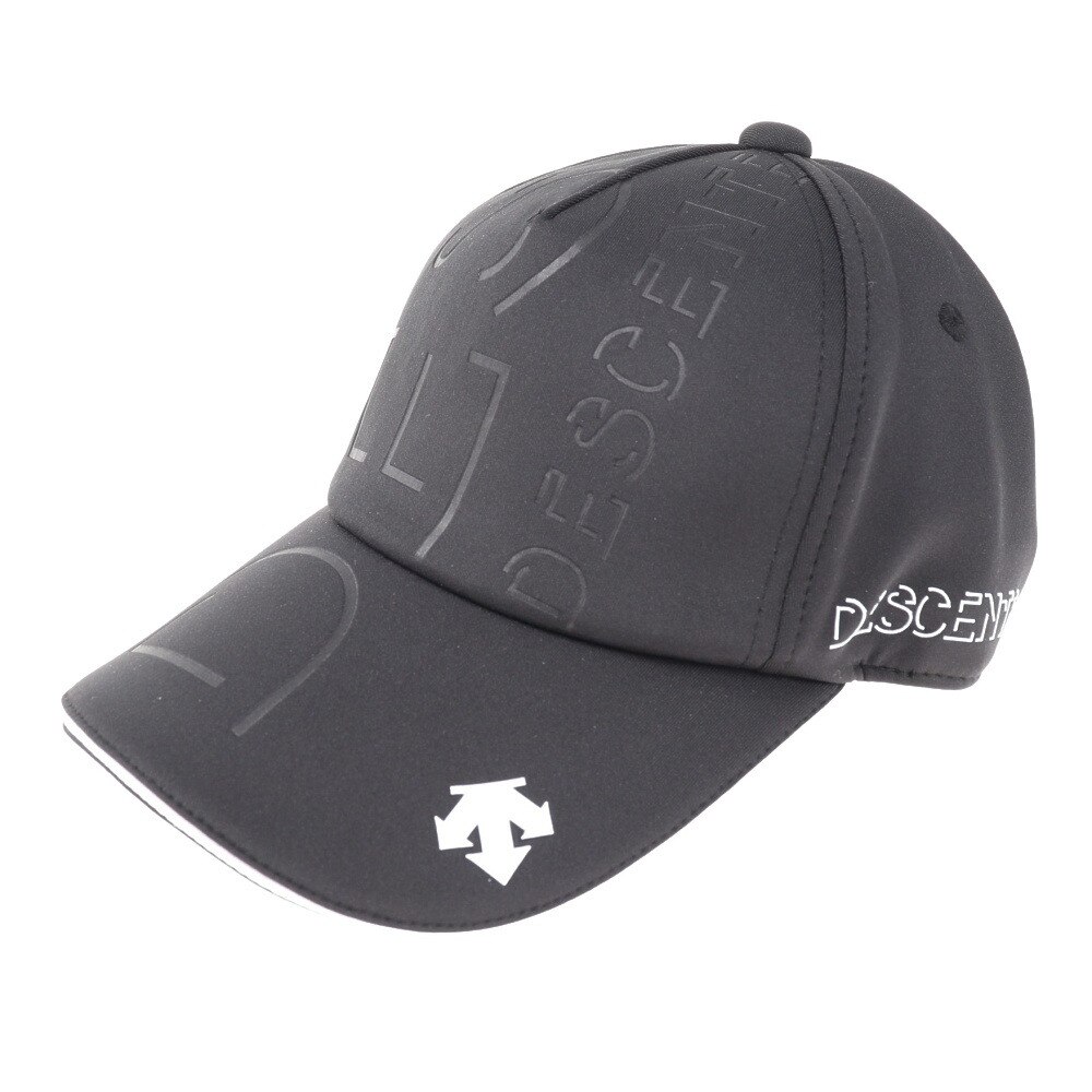 デサントゴルフ ロゴエンボスキャップ DGBUJC02 BK00 Ｆ 90 衣料小物 帽子キャップ画像