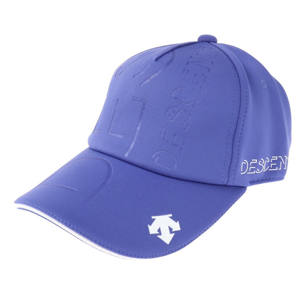 デサントゴルフ ロゴエンボスキャップ DGBUJC02 BL00 Ｆ 40 衣料小物 帽子キャップ画像