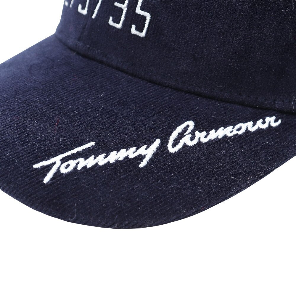 トミーアーマー（Tommy Armour）（メンズ）ゴルフ コーデュロイキャップ TAST22F040001 NVY