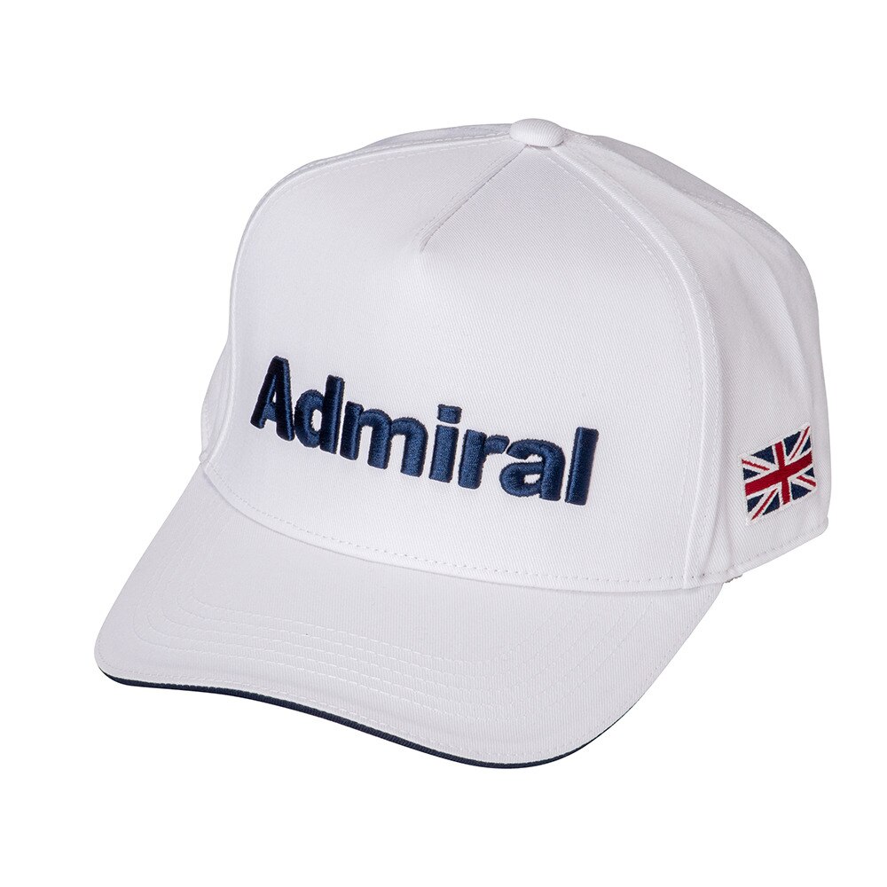 アドミラル ゴルフ ゴルフ ロゴ刺しゅうベーシックキャップ 帽子 ADMB323F-WHT ＦＦ 10 衣料小物 帽子キャップ