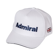 アドミラル ゴルフ（Admiral GOLF）（メンズ）ゴルフ ロゴ刺しゅうベーシックキャップ 帽子 ADMB323F-WHT
