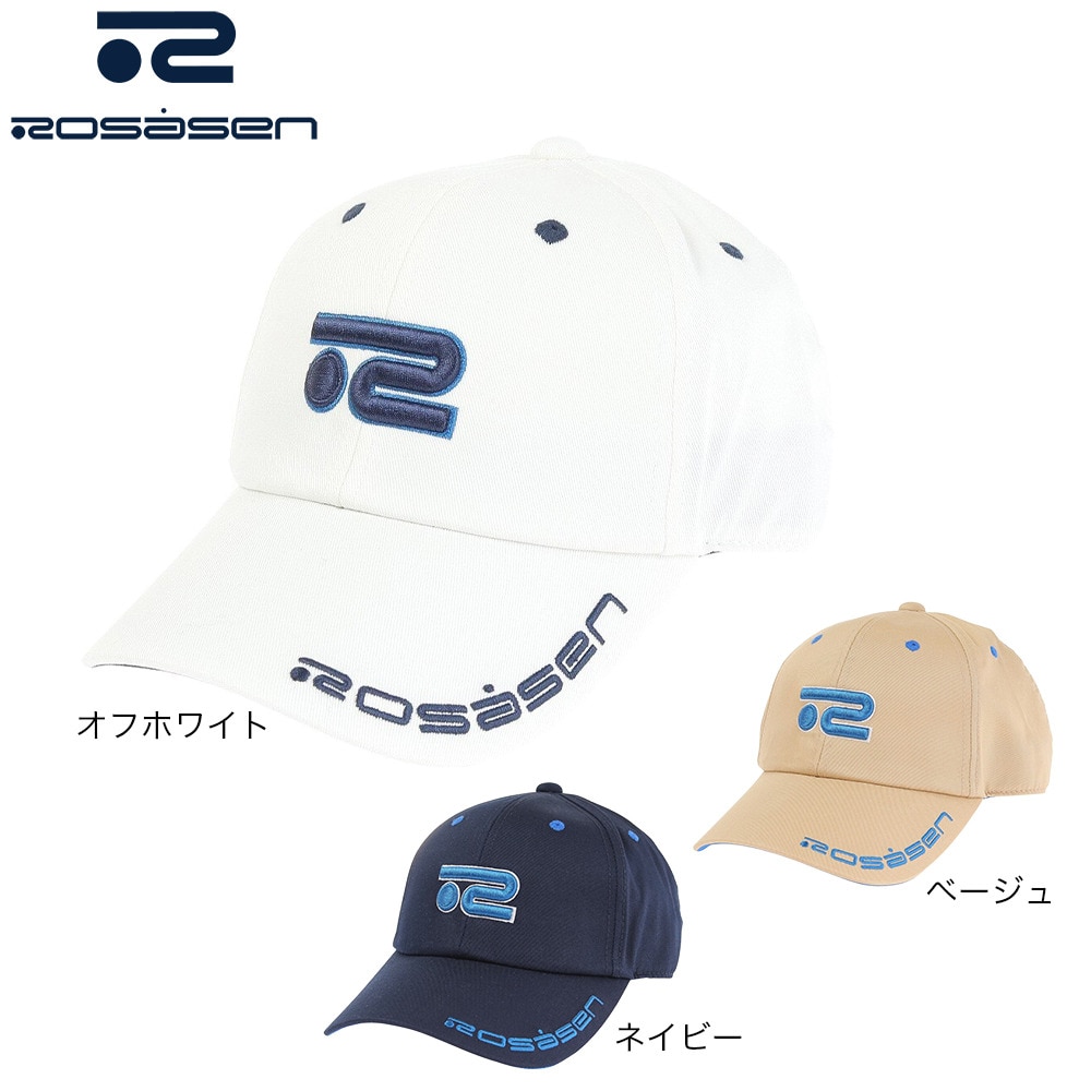 ROSASEN（メンズ）ゴルフ 定番ツイルキャップ 046-58231-098