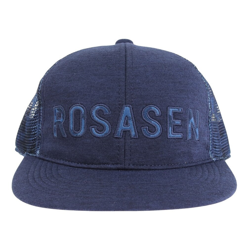 ROSASEN（メンズ）ゴルフ スプラッシュ迷彩PTメッシュフラットキャップ 046-58233-098