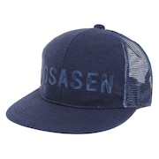 ROSASEN（メンズ）ゴルフ スプラッシュ迷彩PTメッシュフラットキャップ 046-58233-098