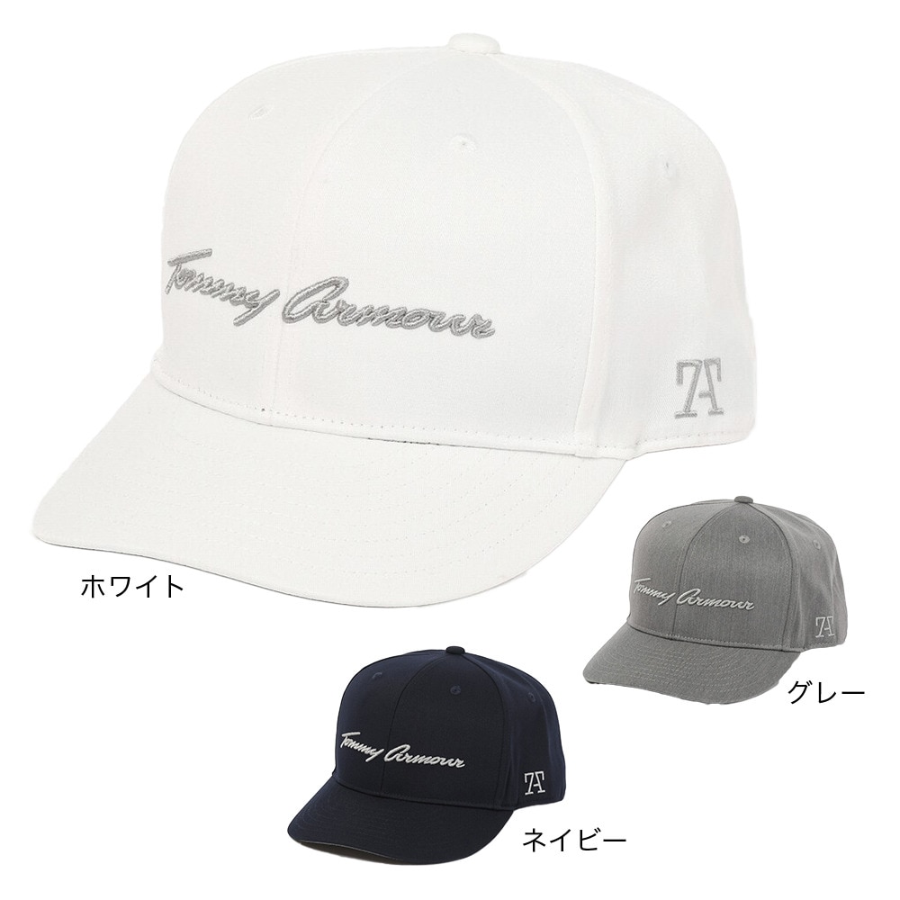 トミーアーマー（Tommy Armour）（メンズ）ゴルフ 定番キャップ TAST23S040001 WHT