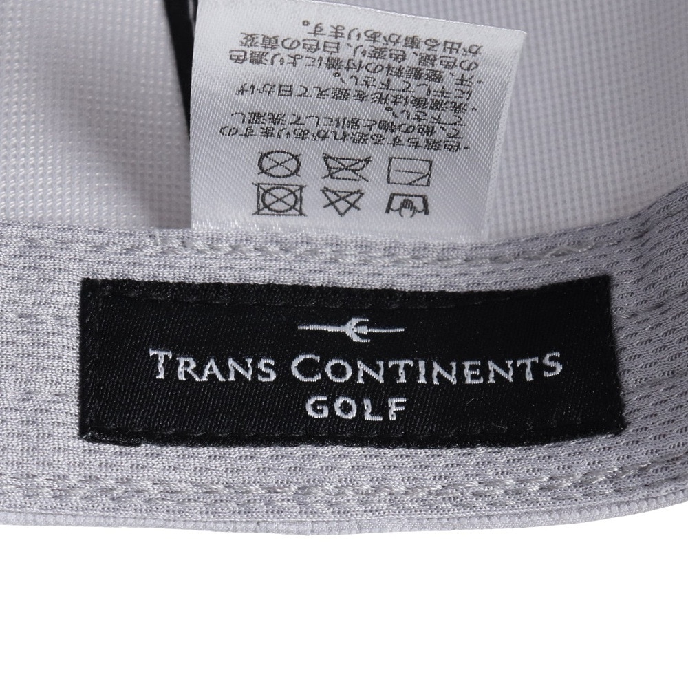 トランスコンチネンツ（TRANS CONTINENTS）（メンズ）ゴルフ 縦ロゴキャップ TCC-034 GRY
