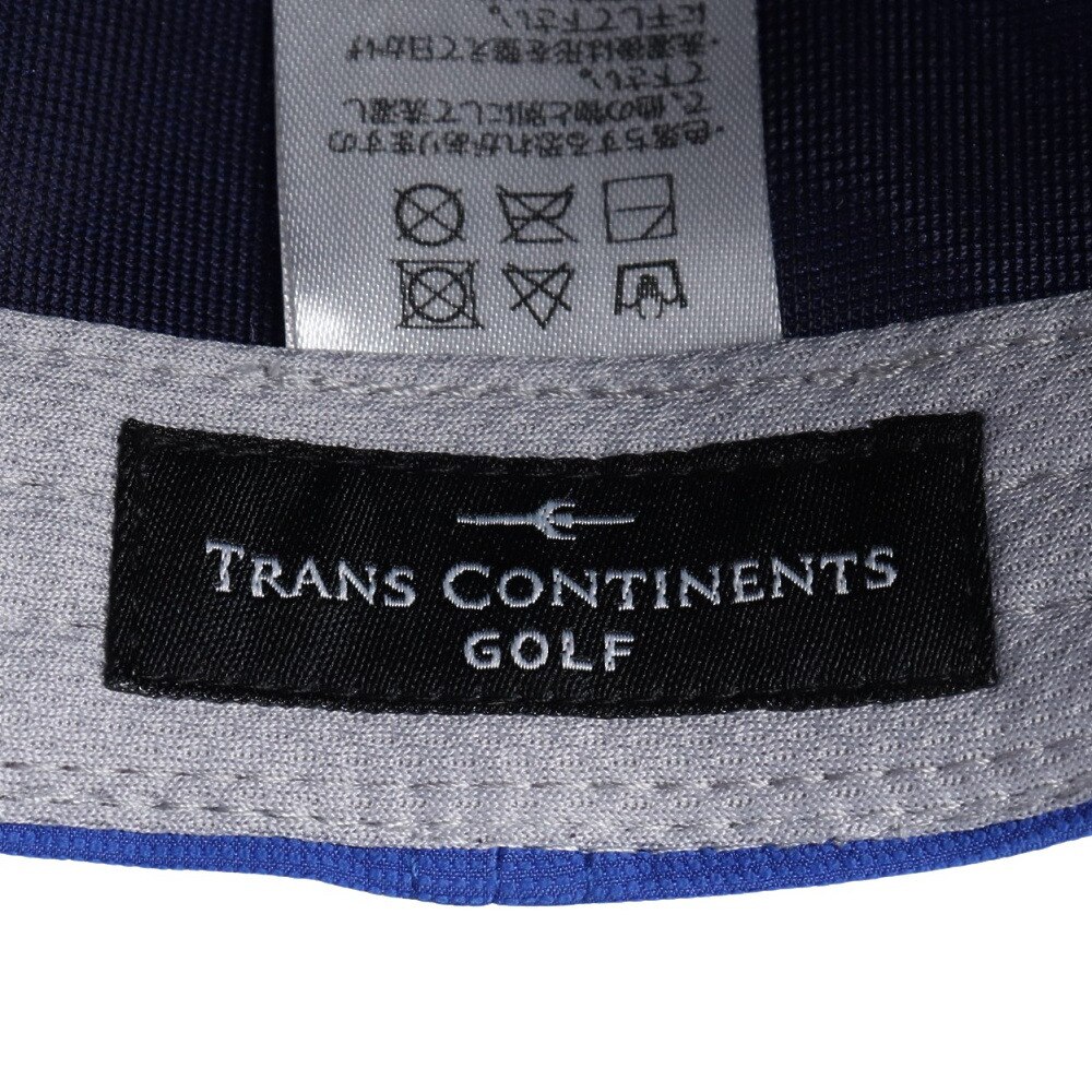 トランスコンチネンツ（TRANS CONTINENTS）（メンズ）ゴルフ 縦ロゴキャップ TCC-034 NVY