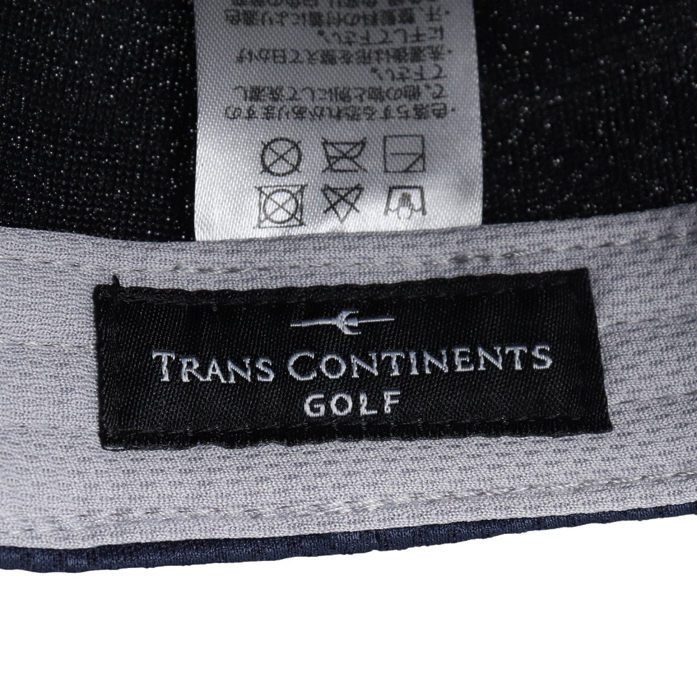 トランスコンチネンツ（TRANS CONTINENTS）（メンズ）ゴルフ 打ち水キャップ TCMC-032 NVY