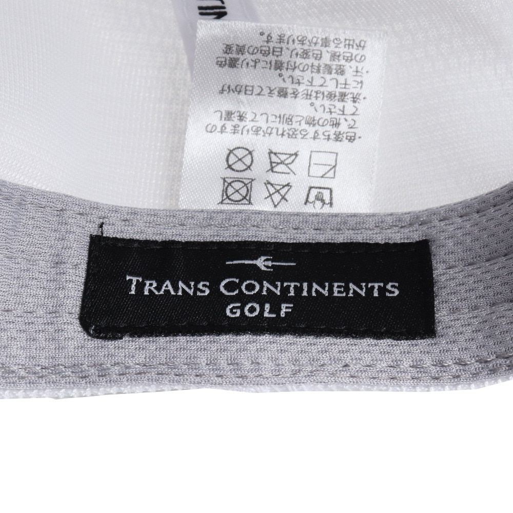 トランスコンチネンツ（TRANS CONTINENTS）（メンズ）ゴルフ メッシュキャップ TCMC-033 BLK