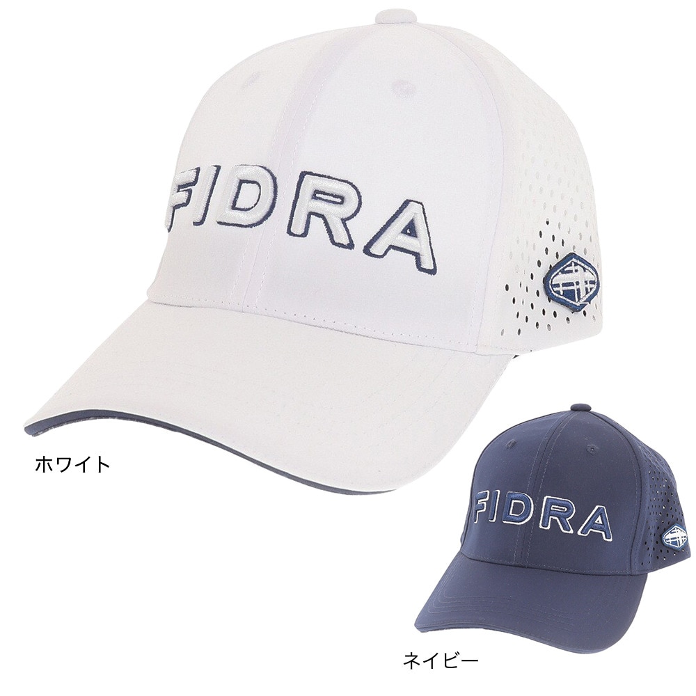 フィドラ（FIDRA）（メンズ）ゴルフ 吸汗 速乾 ベルオアシスキャップ FD5PVA04 WHT