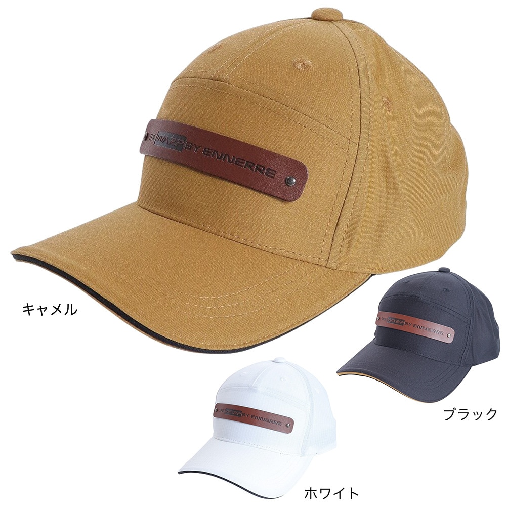 ザ・ワープ・バイ・エネーレ（The Warp By Ennerre）（メンズ）ゴルフ エアリーキャップ WG5PVA04 BLK