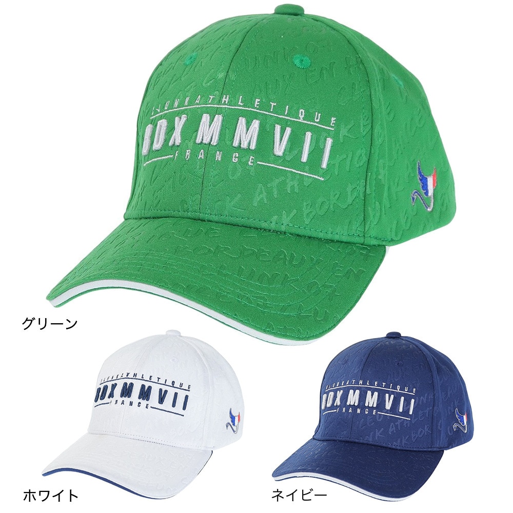 クランク（CLUNK）（メンズ）ゴルフ 吸汗 速乾 接触冷感 エンボス キャップ CL5PVA02 NVY