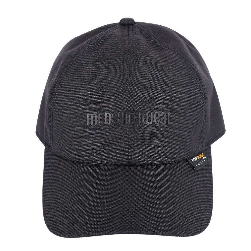 マンシングウエア（MUNSING WEAR）（メンズ）ゴルフ 帽子 CORDURA はっ水 キャップ MEBVJC00 BK00