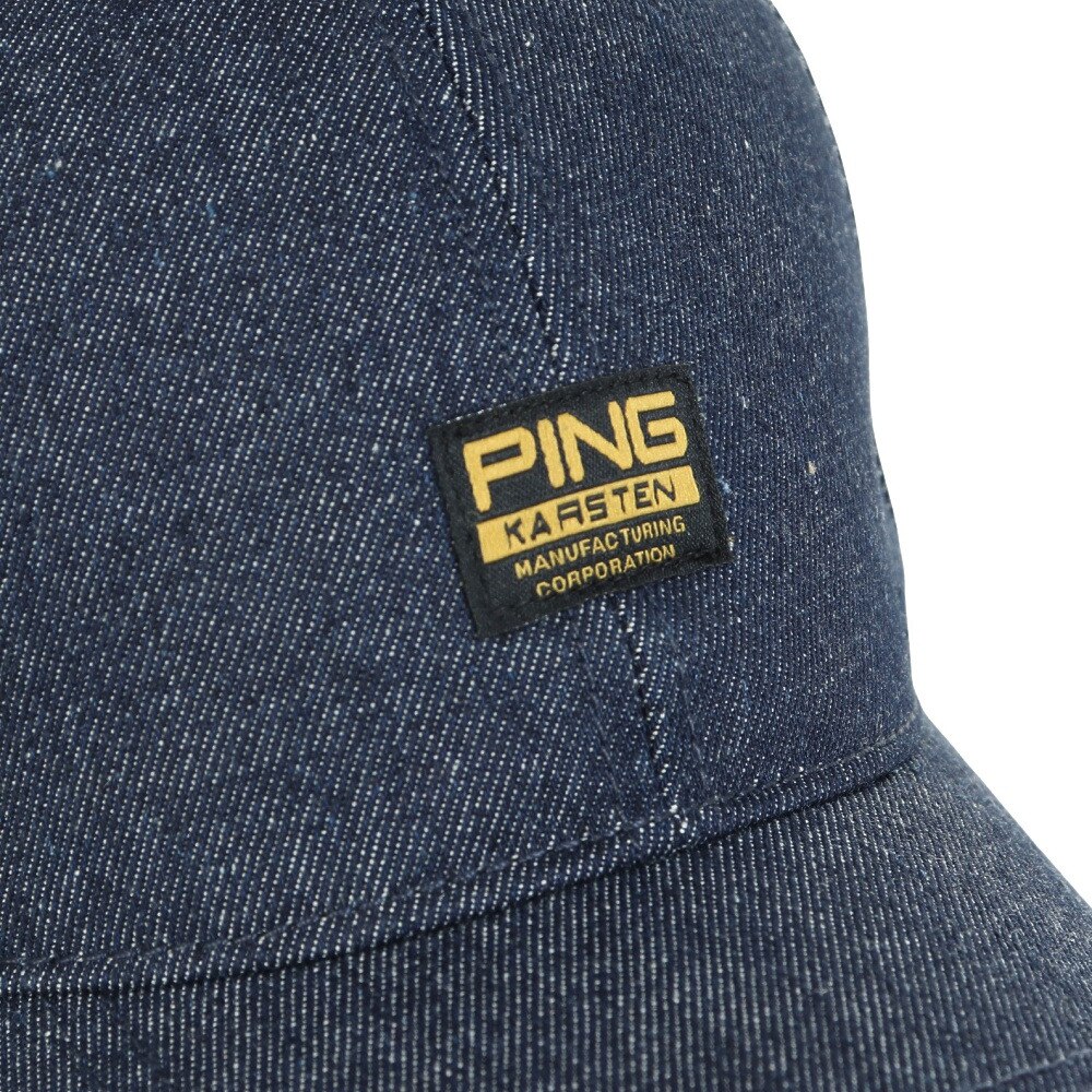 ピン（PING）（メンズ）ゴルフ デニムキャップ HW-N2303 DENIM CAP NV 36796