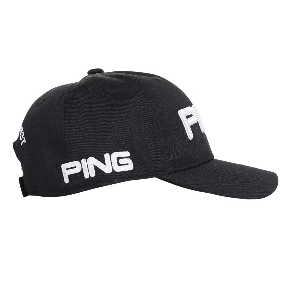 ピン（PING）（メンズ）ゴルフ デオゼロ ツアーキャップ HW-P2301 DEO.0 CAP BK 36785