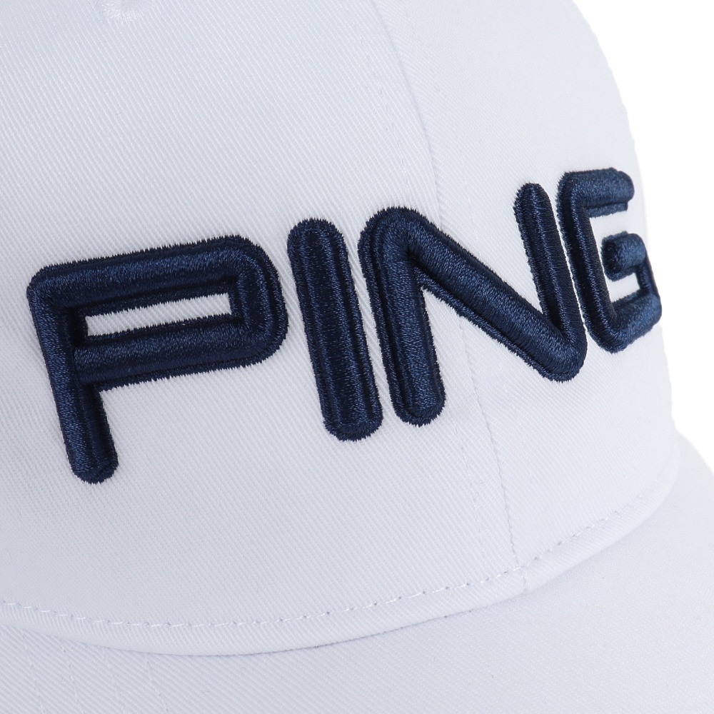 ピン（PING）（メンズ）ゴルフ デオゼロ ツアーキャップ HW-P2301 DEO.0 CAP WH 36785