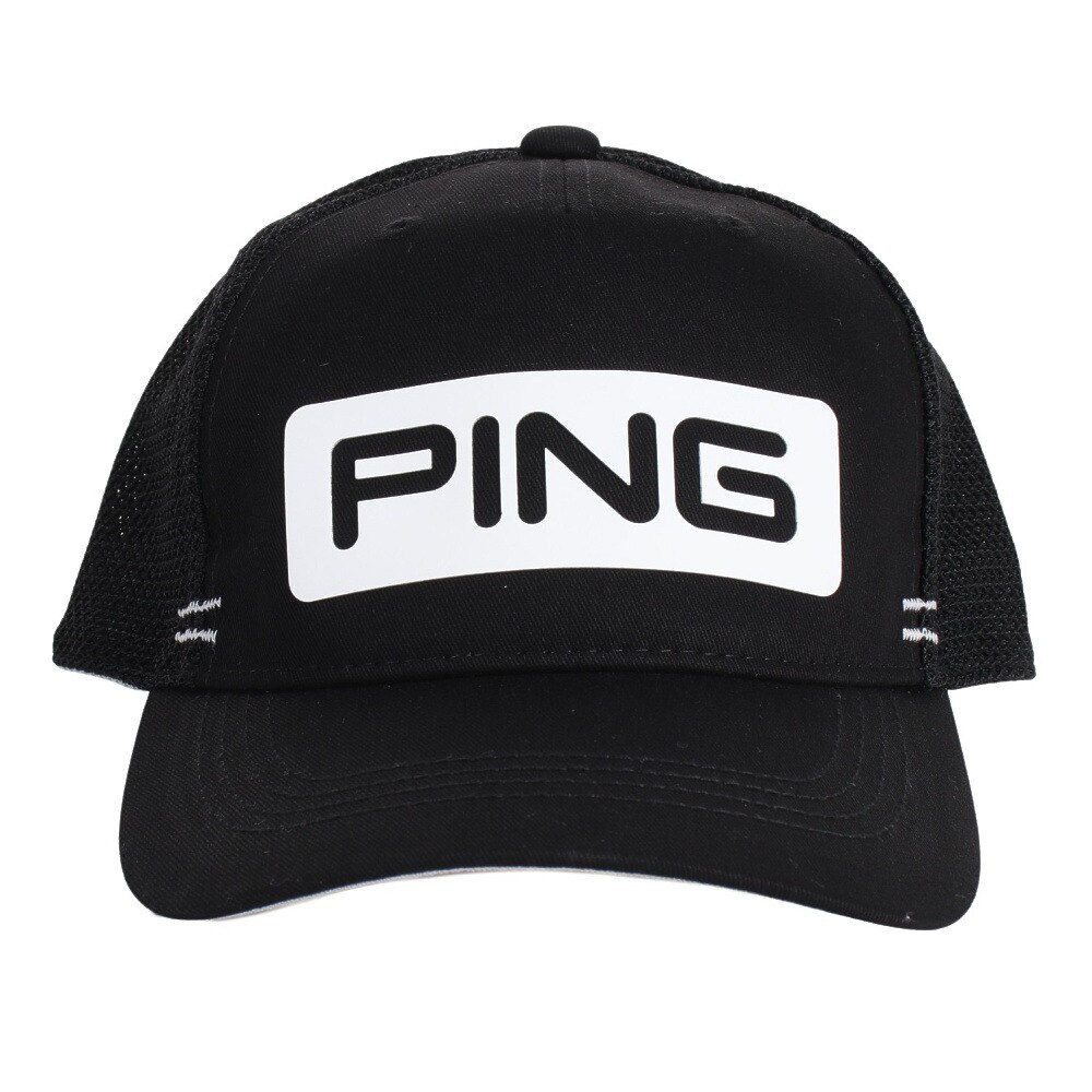 ピン（PING）（メンズ）ゴルフ キャンディバーメッシュキャップ HW-U206 CANDY B MESH BK 35343