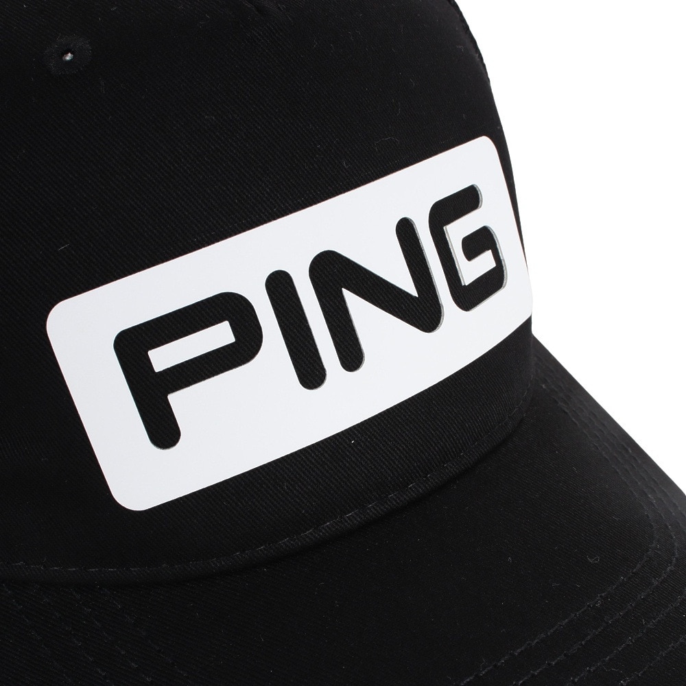 ピン（PING）（メンズ）ゴルフ キャンディバーメッシュキャップ HW-U206 CANDY B MESH BK 35343