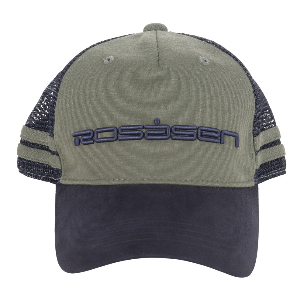 ROSASEN（メンズ）ゴルフ ポンチ×スウェード メッシュキャップ 046-59833-027