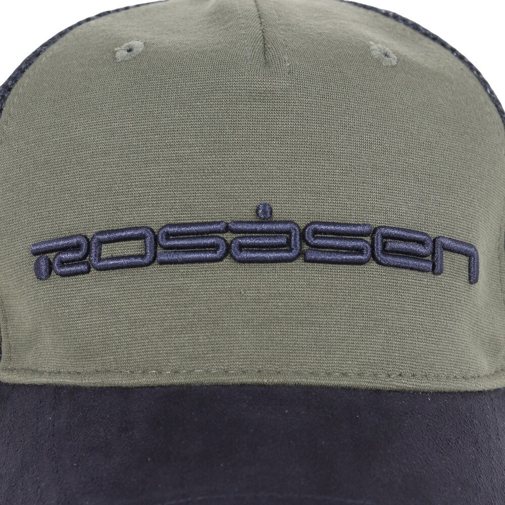 ROSASEN（メンズ）ゴルフ ポンチ×スウェード メッシュキャップ 046-59833-027