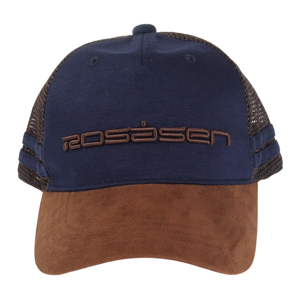 ROSASEN（メンズ）ゴルフ ポンチ×スウェード メッシュキャップ 046-59833-098