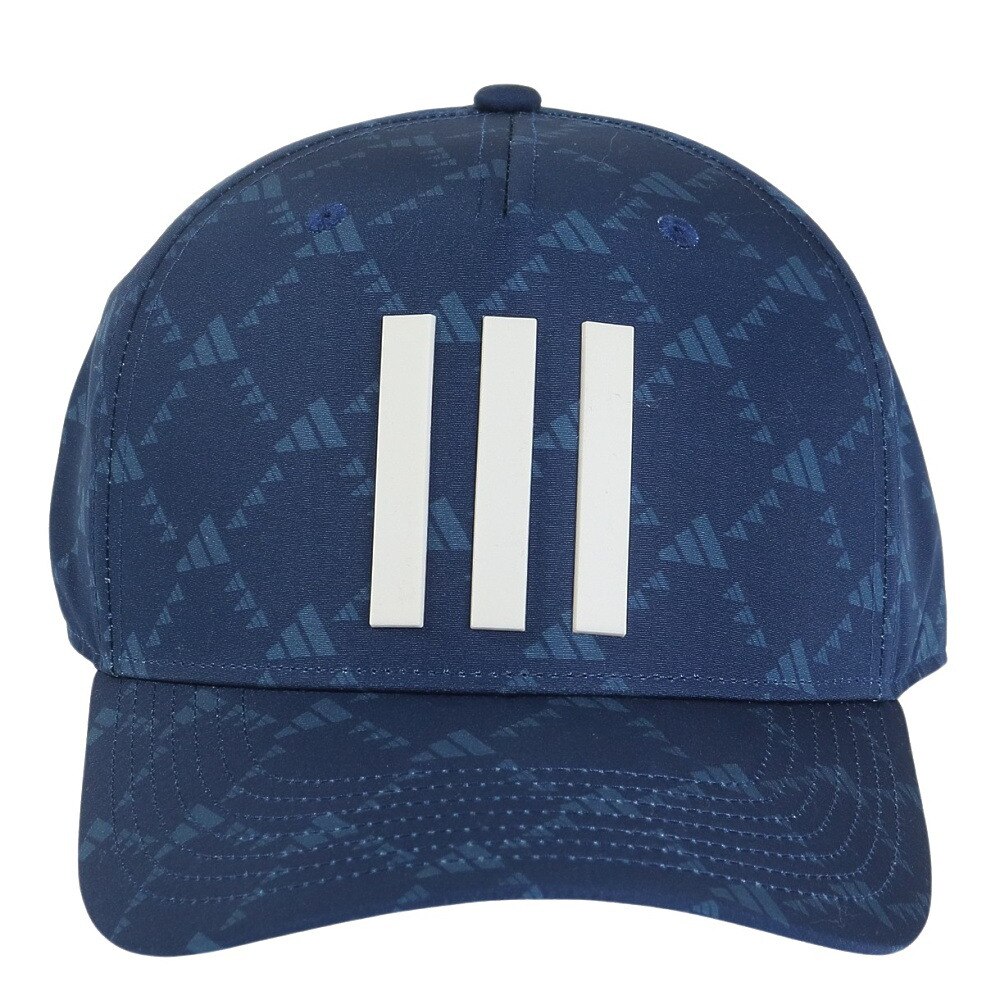 アディダス（adidas）（メンズ）ゴルフ ツアーモノグラムプリント キャップ DKL35-HY1641NV