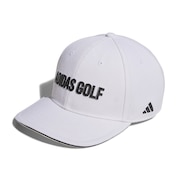 アディダス（adidas）（メンズ）ゴルフ リニアロゴ ツイルキャップ MKO78-IA2649WH