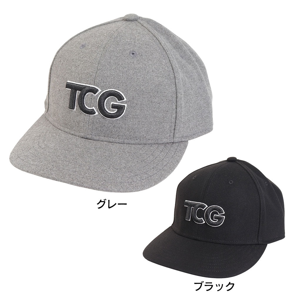 トランスコンチネンツ（TRANS CONTINENTS）（メンズ、レディース）ゴルフ ウールライクキャップ TCC-037 GRY