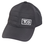 (メンズ、レディース)ゴルフ キルティングキャップ TCC-038 BLK