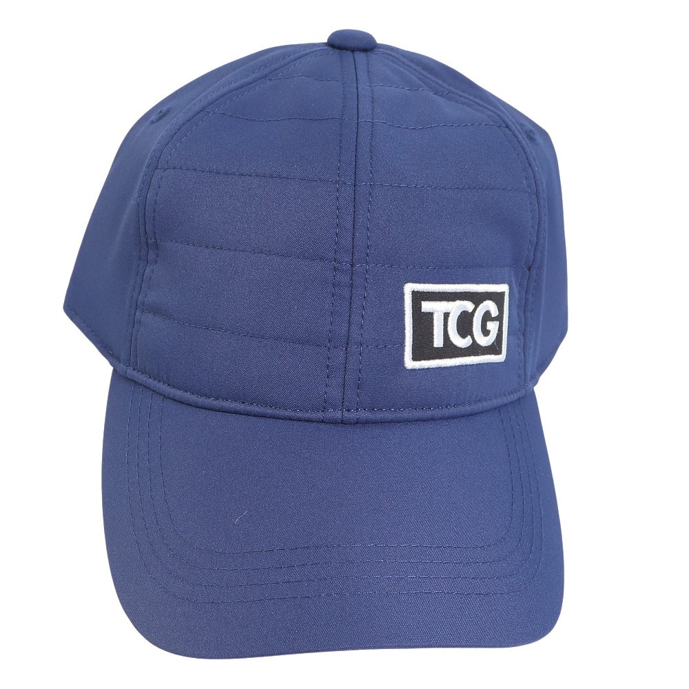 トランスコンチネンツ（TRANS CONTINENTS）（メンズ、レディース）ゴルフ キルティングキャップ TCC-038 NVY