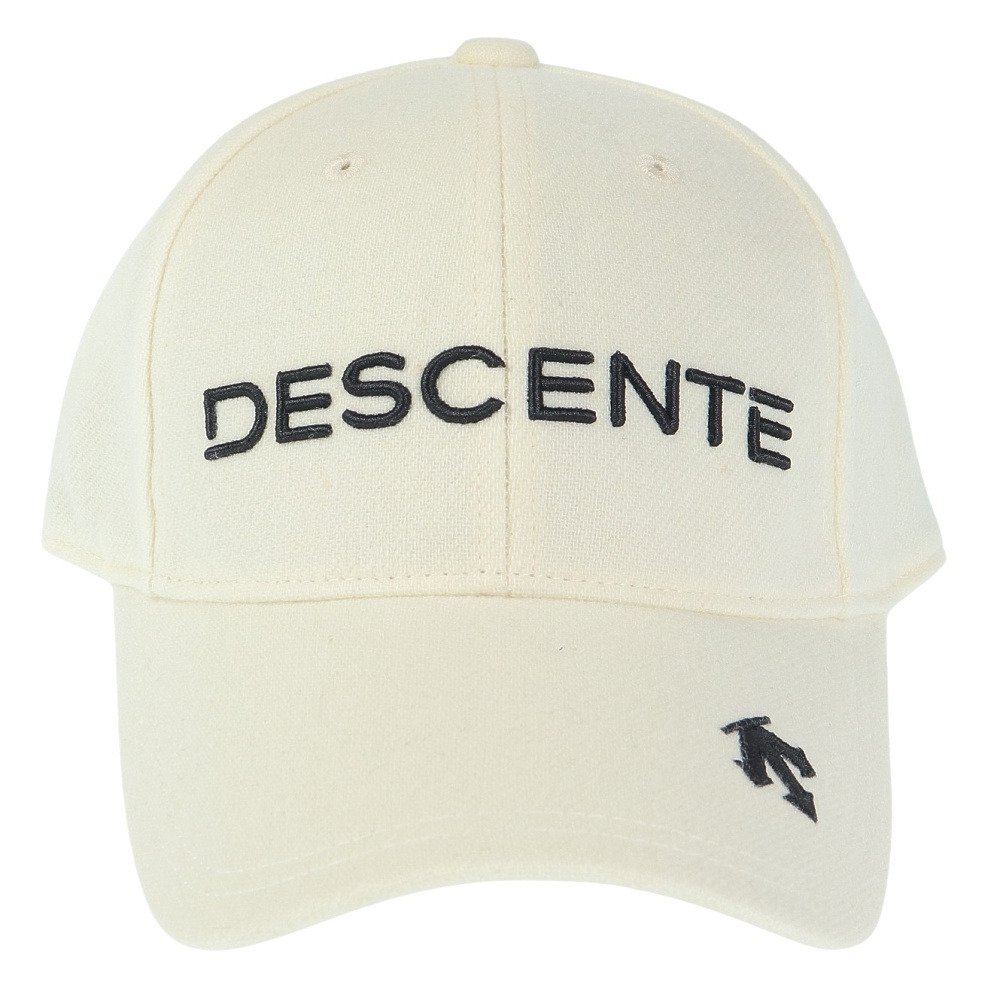 デサントゴルフ（DESCENTEGOLF）（メンズ）ゴルフ ロゴ刺繍キャップ DGBWJC09 WH00