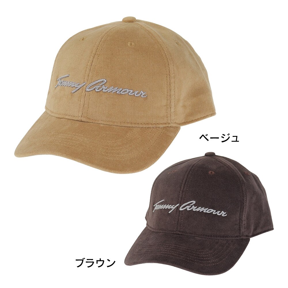 トミーアーマー（Tommy Armour）（メンズ、レディース）ゴルフ ベーシックキャップ TAST23F040001 BEG