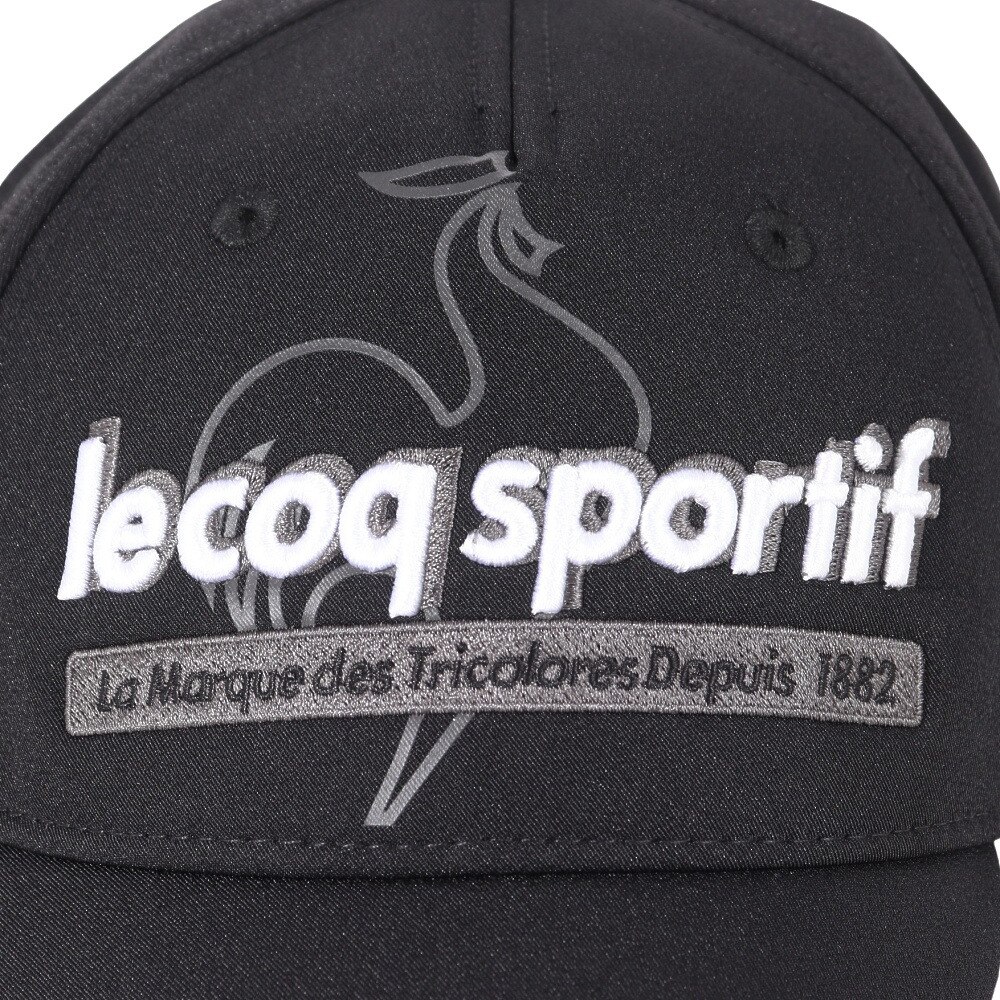ルコックスポルティフ（lecoqsportif）（メンズ）ゴルフ ゴルファーズキャップ QGBWJC00 BK00