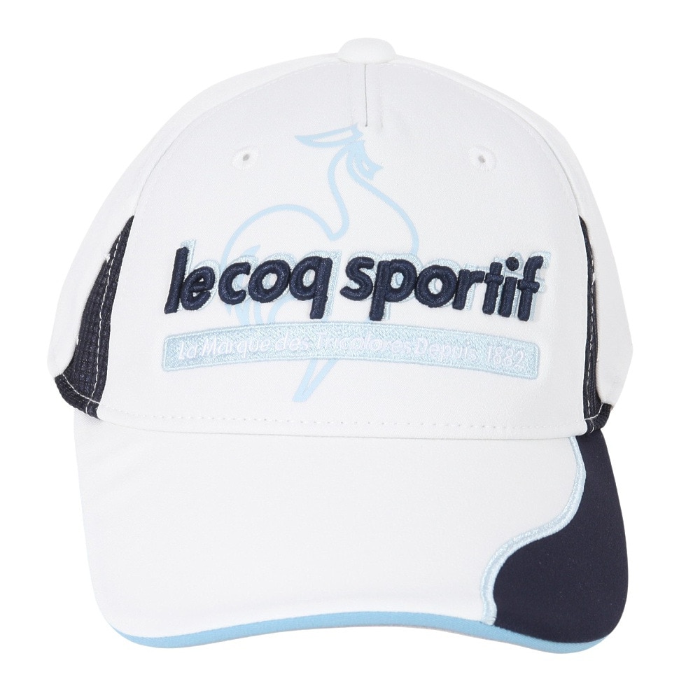 ルコックスポルティフ（lecoqsportif）（メンズ）ゴルフ ゴルファーズキャップ QGBWJC00 WH00