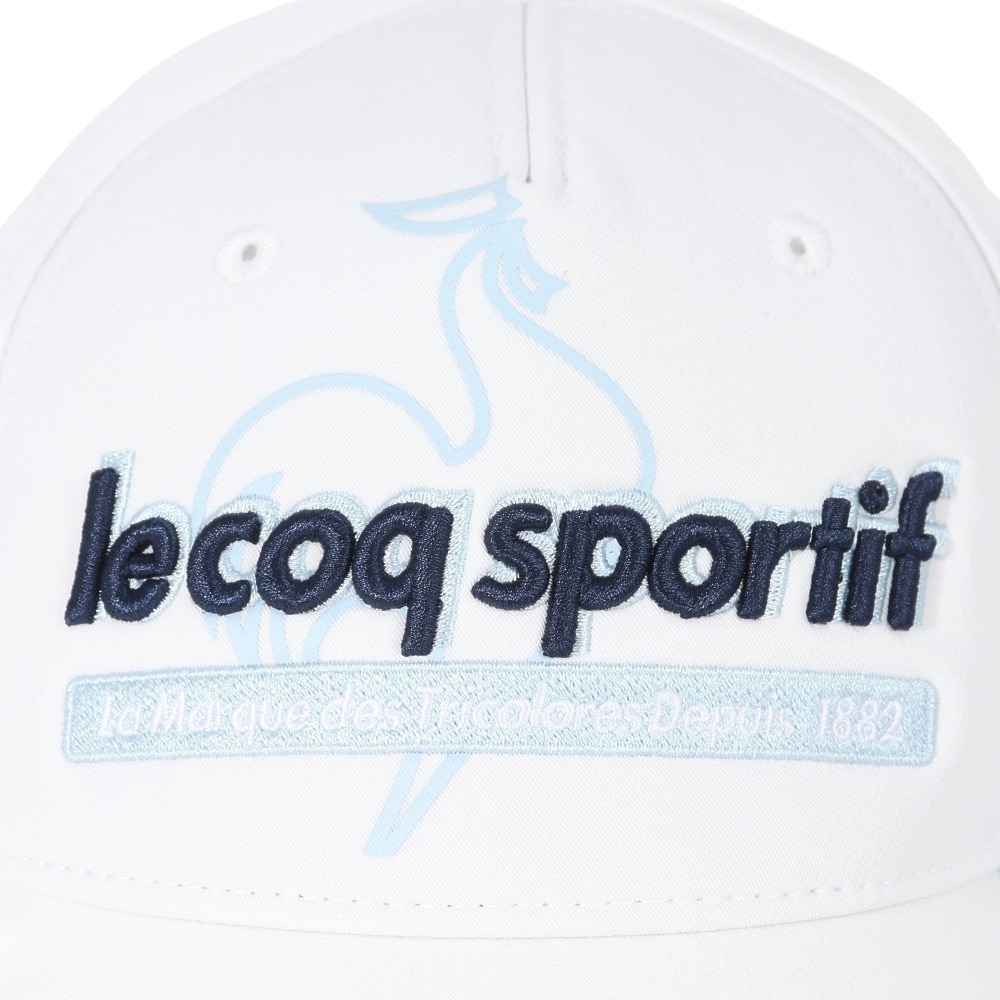 ルコックスポルティフ（lecoqsportif）（メンズ）ゴルフ ゴルファーズキャップ QGBWJC00 WH00