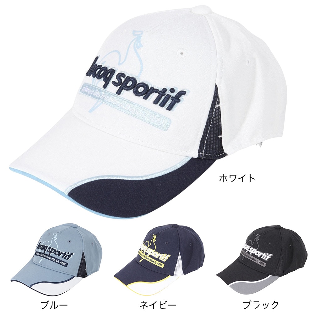 ルコックスポルティフ（lecoqsportif）（メンズ）ゴルフ ゴルファーズキャップ QGBWJC00 BL00
