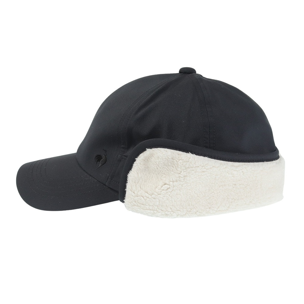 ルコックスポルティフ（lecoqsportif）（メンズ）ゴルフ イヤーウォーマー付き2WAYキャップ QGBWJC11W BK00
