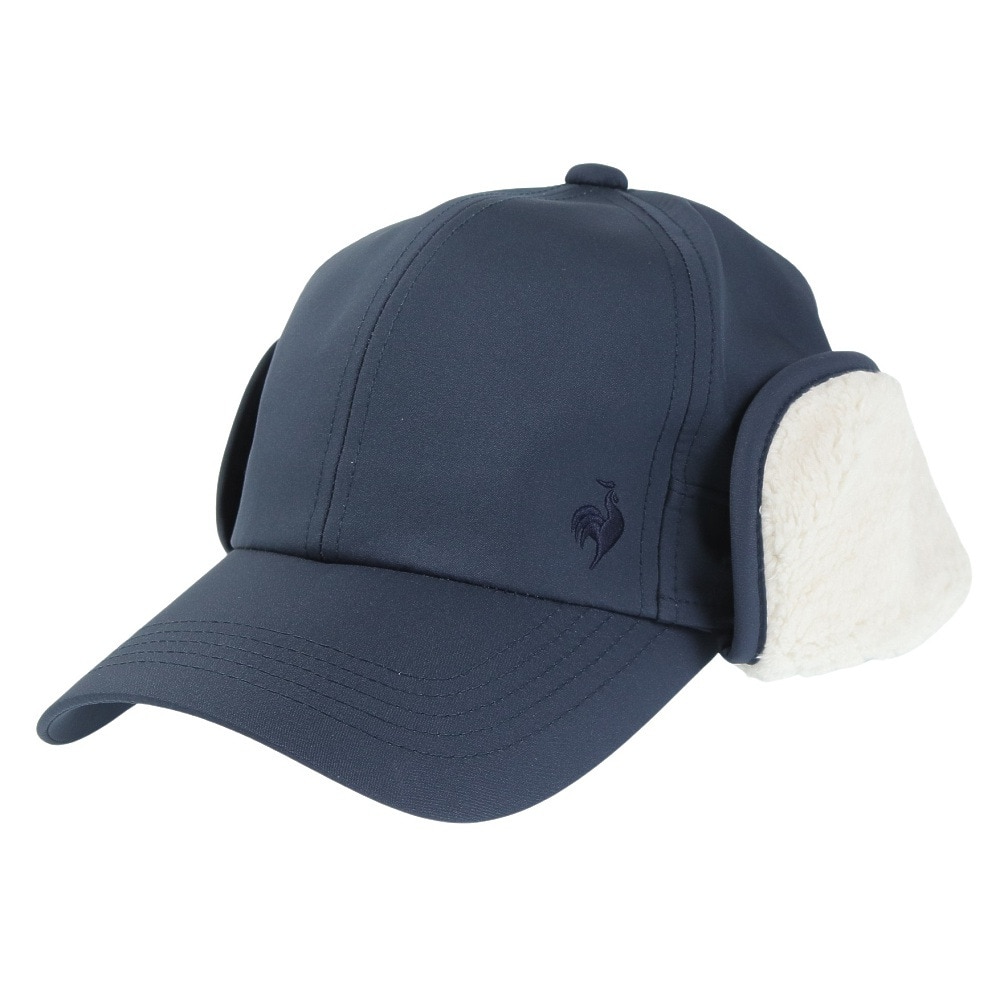 ルコックスポルティフ（lecoqsportif）（メンズ）ゴルフ イヤーウォーマー付き2WAYキャップ QGBWJC11W NV00