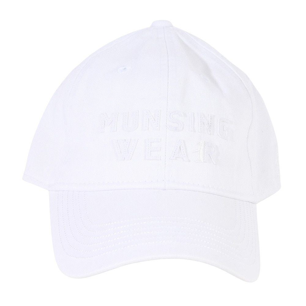 マンシングウエア（MUNSING WEAR）（メンズ）ゴルフ ストーンウォッシュ キャップ MGBWJC04 WH00
