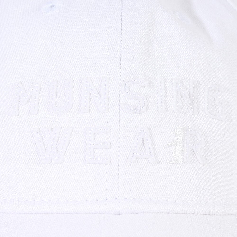 マンシングウエア（MUNSING WEAR）（メンズ）ゴルフ ストーンウォッシュ キャップ MGBWJC04 WH00