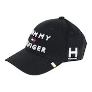 トミーヒルフィガー（TOMMY HILFIGER）（メンズ）TRIPLE LOGO CAP THMB903F-BLK
