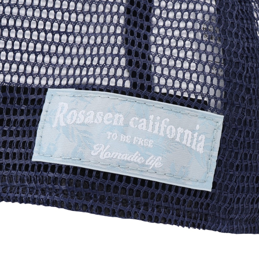 ROSASEN（メンズ）ゴルフ 吸水速乾 ミニリップリーフ柄キャップ 046-51333-098