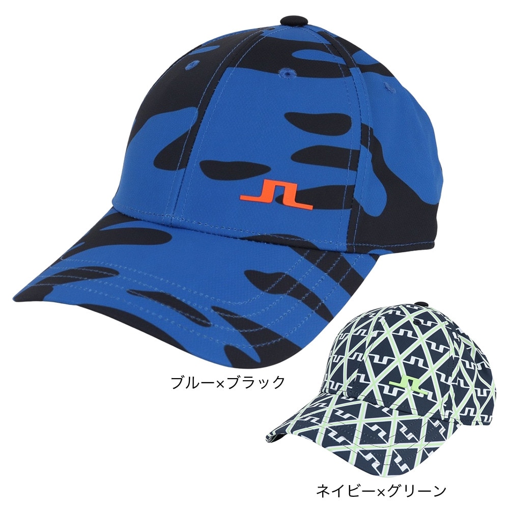 J.LINDEBERG（メンズ）ゴルフ Jim Print キャップ 073-51334-098