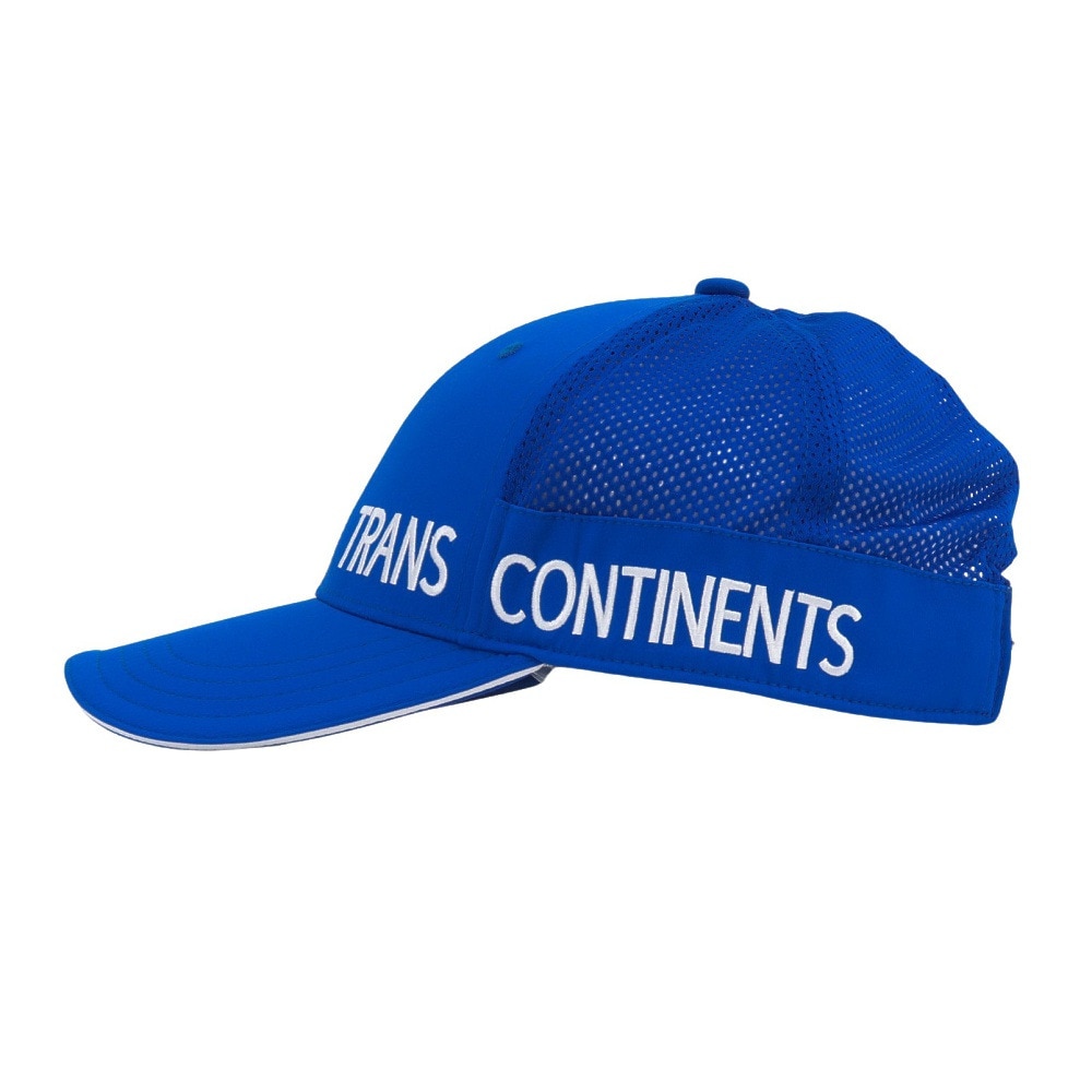 トランスコンチネンツ（TRANS CONTINENTS）（メンズ）ゴルフ ロングロゴキャップ TCC-041 BLU