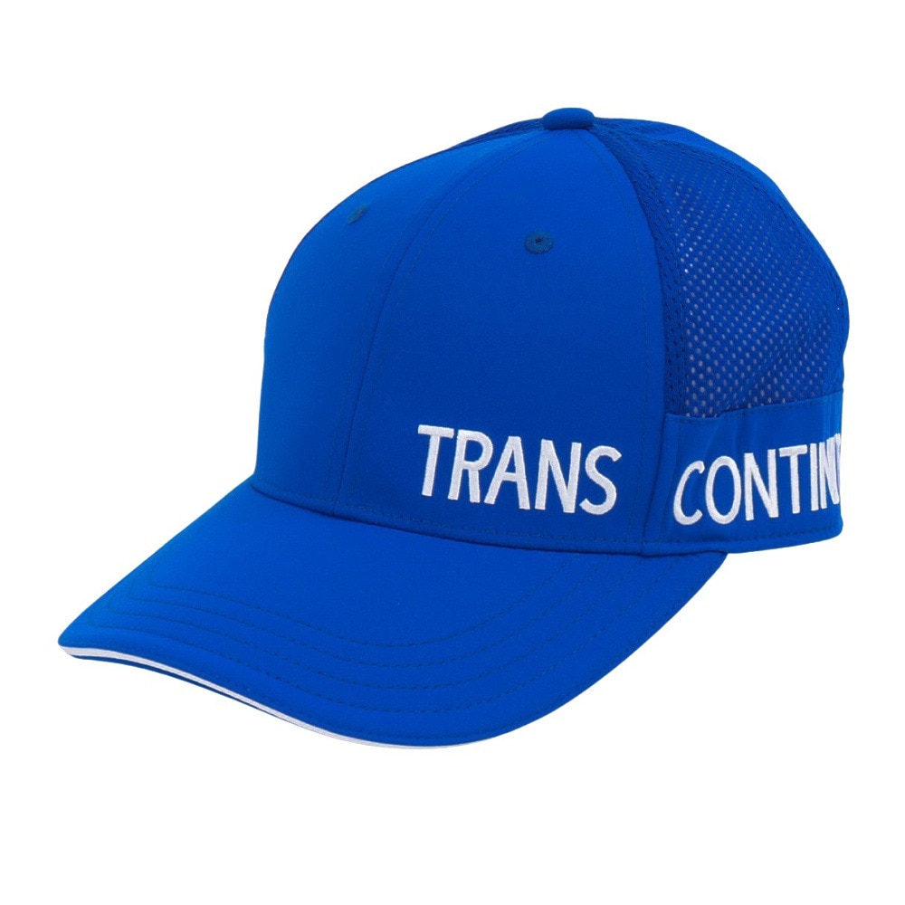 トランスコンチネンツ（TRANS CONTINENTS）（メンズ）ゴルフ ロングロゴキャップ TCC-041 BLU