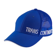 トランスコンチネンツ（TRANS CONTINENTS）（メンズ）ロングロゴキャップ TCC-041 BLU